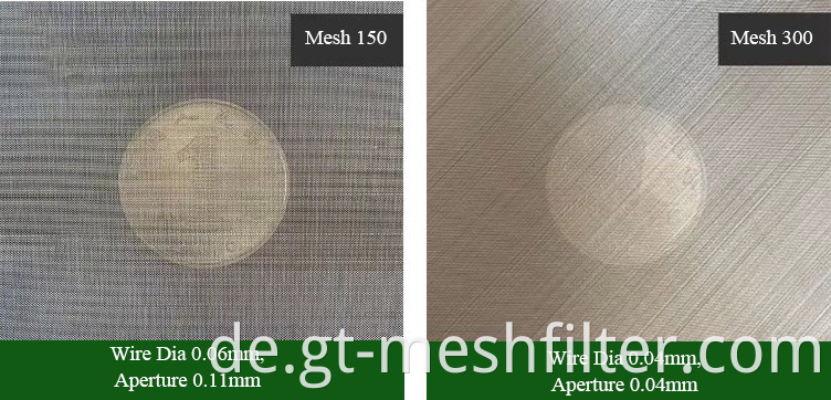 12 x 64 Mesh einfache umgekehrte niederländische Weave Edelstahldraht -Mesh -Filtertuch für Kunststoff -Extruder